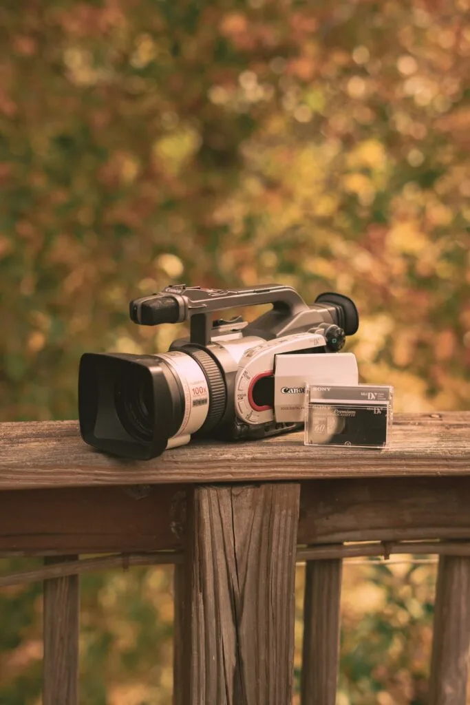 Wedding Videographer Prices in Ireland – Budget setup with camcorder.